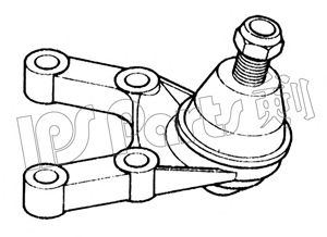 IPS PARTS ijo10523r -  Несущий / направляющий шарнир